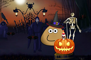 土豆君布置万圣节之家