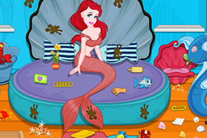 人鱼公主整理房间
