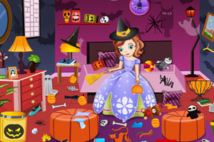 索菲亚整理万圣节房间