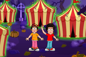 萨姆在万圣节乐园