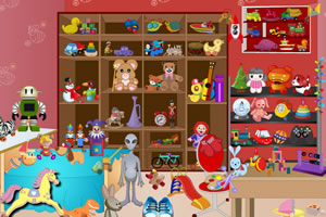 儿童游乐室找东西