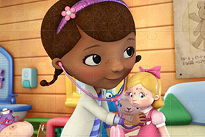 玩具小医生拼图