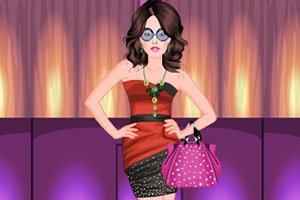 时尚的模特装扮