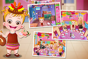 可爱宝贝的感恩节