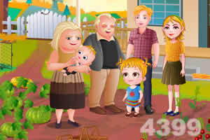 可爱宝贝的感恩节