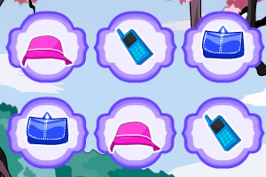 度假物品记忆翻牌