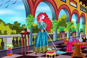 梅里达打扫宫殿