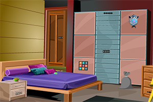 儿子逃出封闭的家