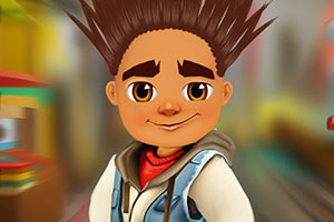 跑酷少年换发型