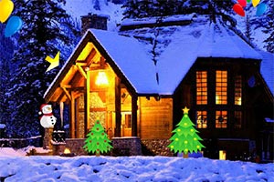 逃出夜晚圣诞小屋