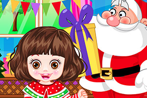 宝贝圣诞节偷懒