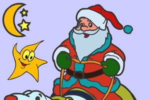 圣诞老人的新坐骑