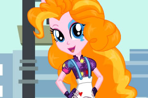 女孩的奇异发型