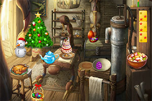 逃出圣诞魔法房间
