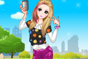 可爱女生爱自拍