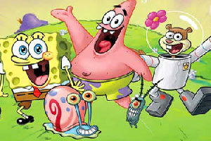 海绵宝宝全家福拼图