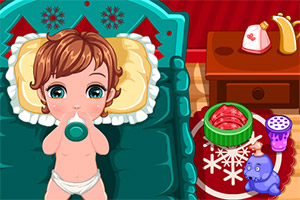 照顾可爱的小宝宝