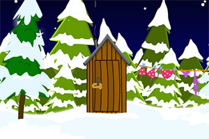 逃出大雪中的圣诞屋