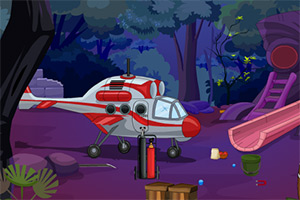 迫降的直升机逃脱