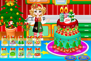 圣诞节的大蛋糕