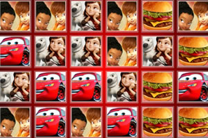 卡通方块对对碰