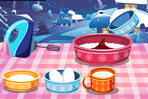 圣诞节奶油杯子蛋糕