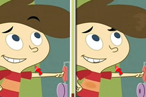 男孩和冤家猫找茬