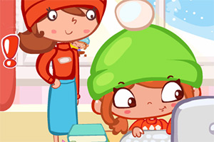 下雪天在家偷懒