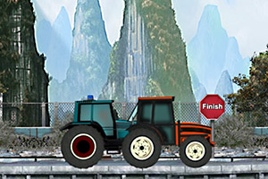 疯狂的拖拉机比赛