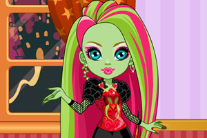 怪物高中女孩化妆