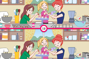 蛋糕小屋找不同