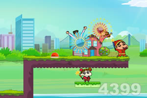 蜡笔小新兄妹过新年