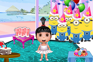 装饰艾格尼丝的生日房间