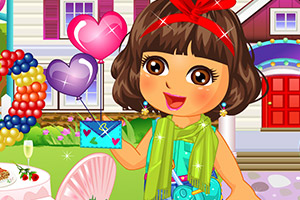 朵拉的情人节装扮