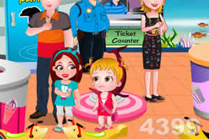 可爱宝贝海豚表演