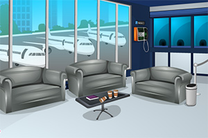 逃出机场休息室