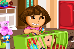 小保姆朵拉捣乱