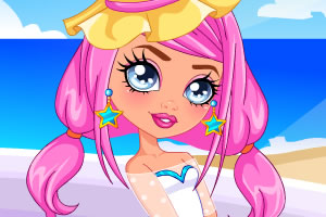 沙滩边的瓦伦蒂娜