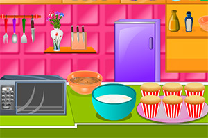 爆米花纸杯蛋糕