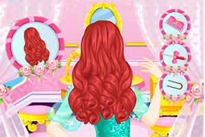 爱丽儿的婚礼发型