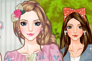 乡村姑娘爱美发