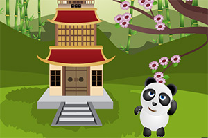 可爱小熊猫逃脱