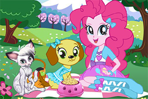 可爱小狗换春装