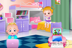 可爱宝贝兄弟姐妹的一天