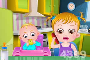 可爱宝贝兄弟姐妹的一天