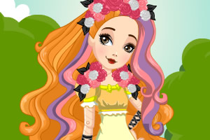 可爱的木偶女孩