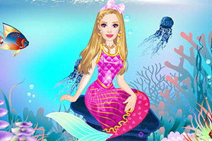 漂亮的美人鱼装扮