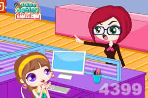 办公室化妆捣乱