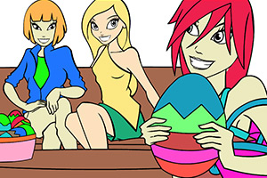 复活节故事填颜色