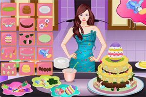 女孩欢度复活节